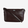Mac Douglas - Pochette bandoulière cuir Bario BUNI chocolat